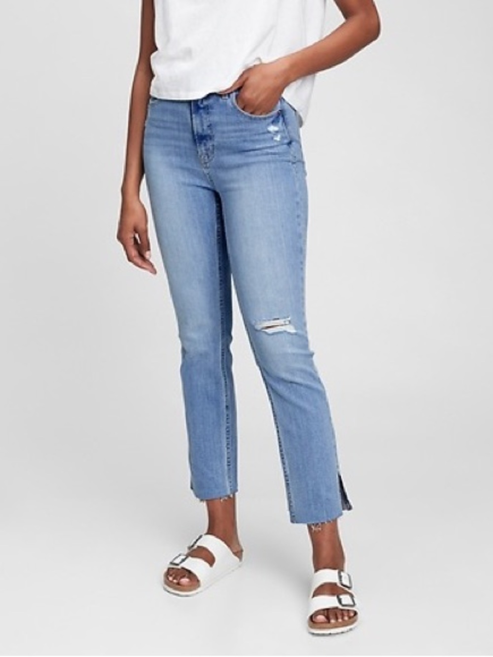 NWT GAP Sky High Rise Vintage Slim Jeans with Washwell (14T)